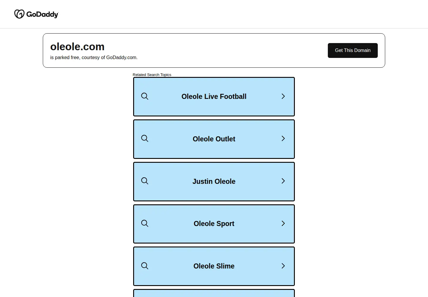 Screenshot of oleole.com