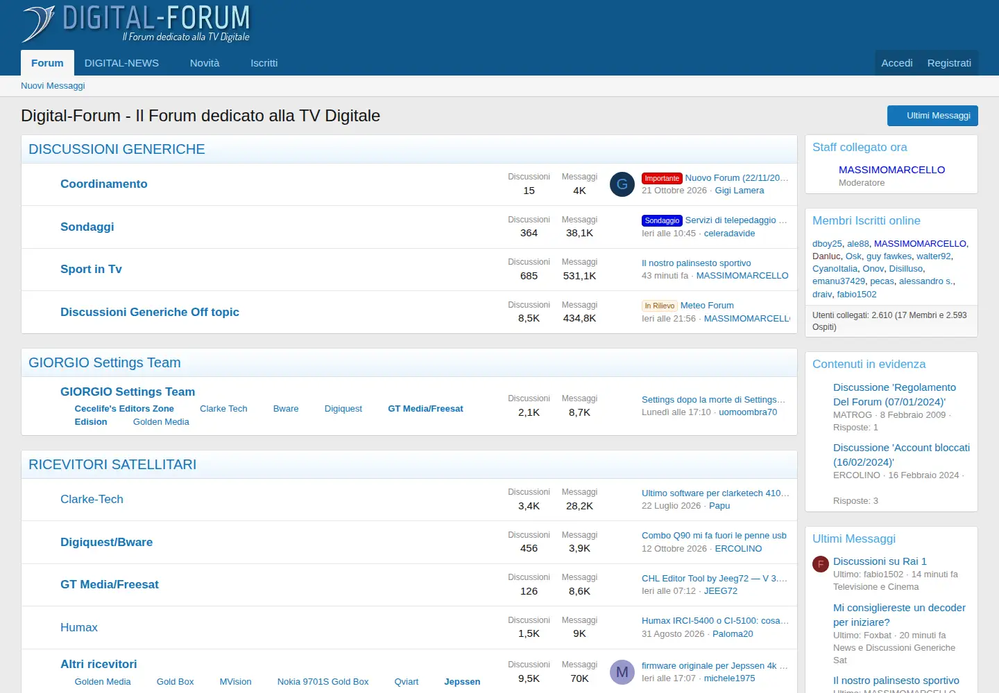Screenshot of digital-forum.it