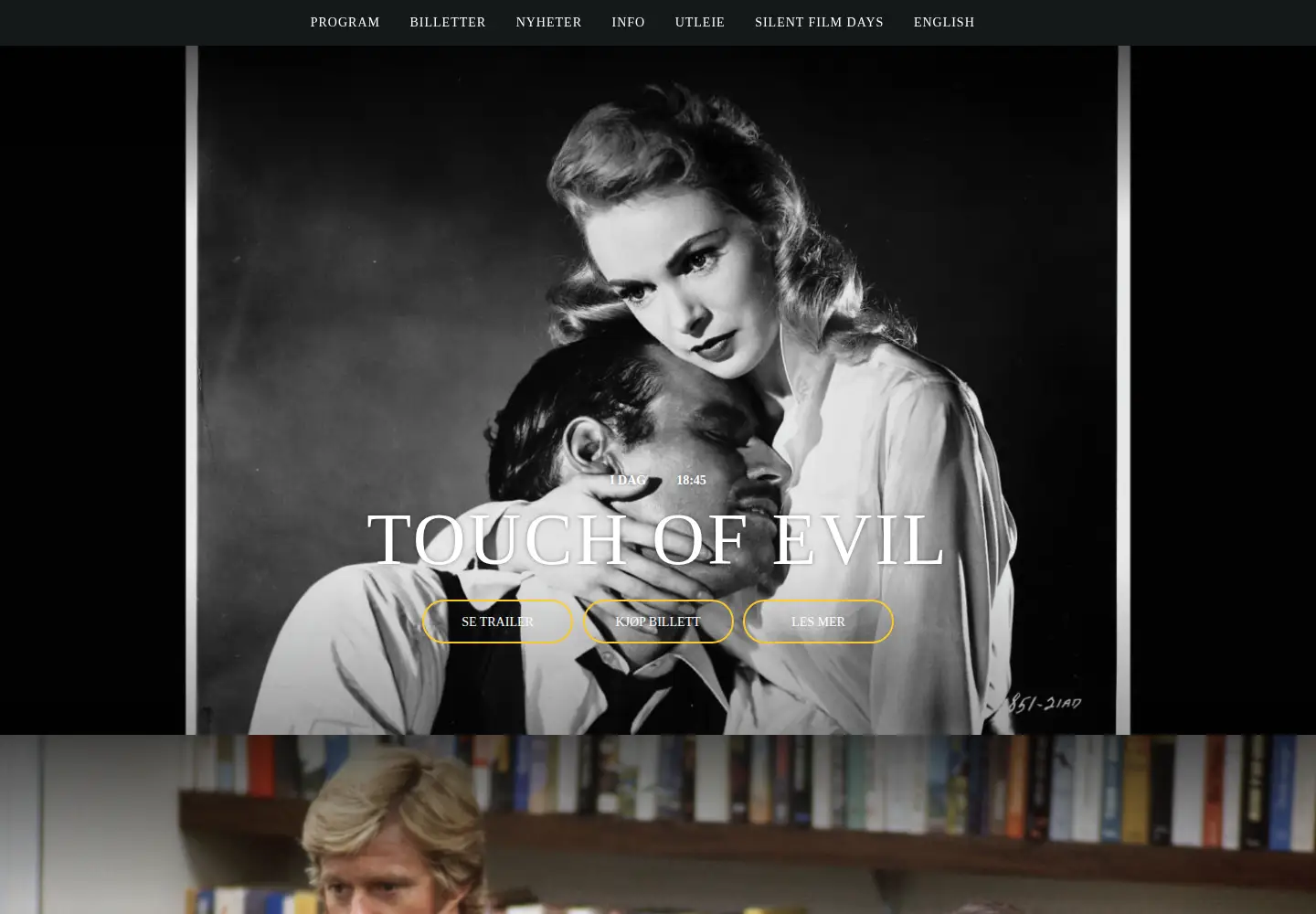 Captured homepage of verdensteatret.no in the current scan