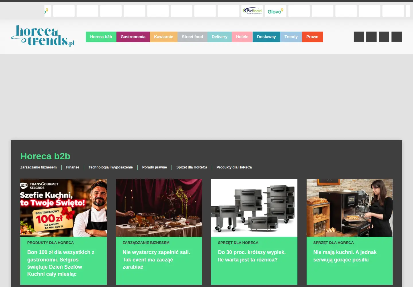 Screenshot of horecatrends.pl