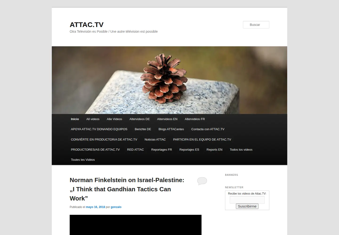 Screenshot of attac.tv