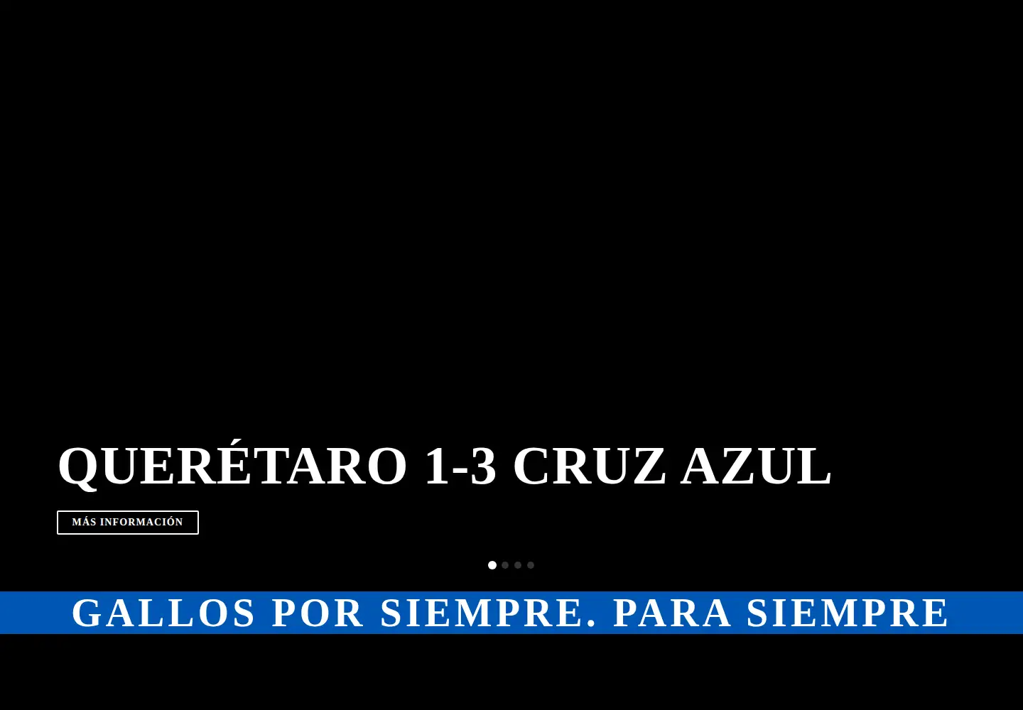 Screenshot of clubqueretaro.com