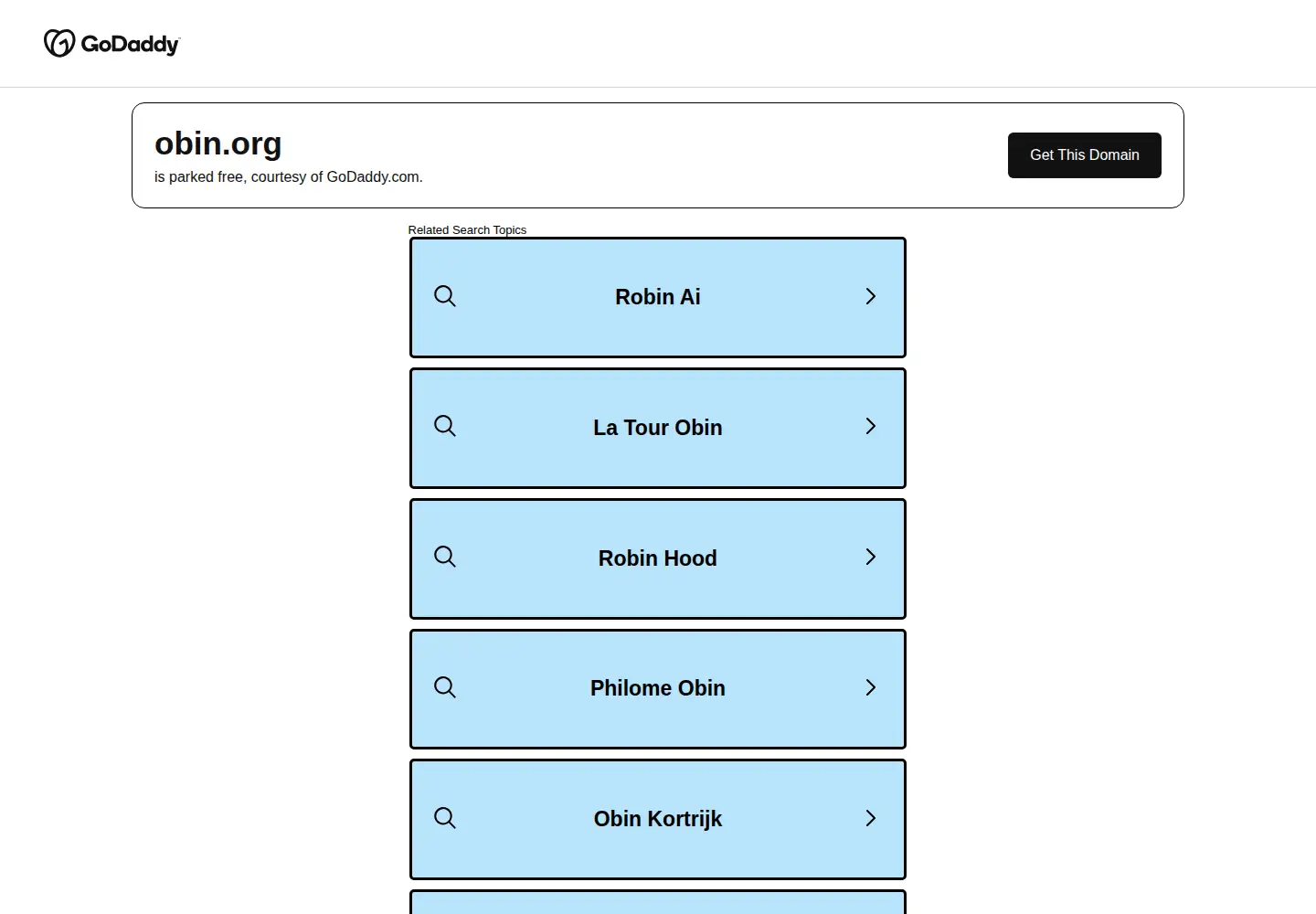 Screenshot of obin.org