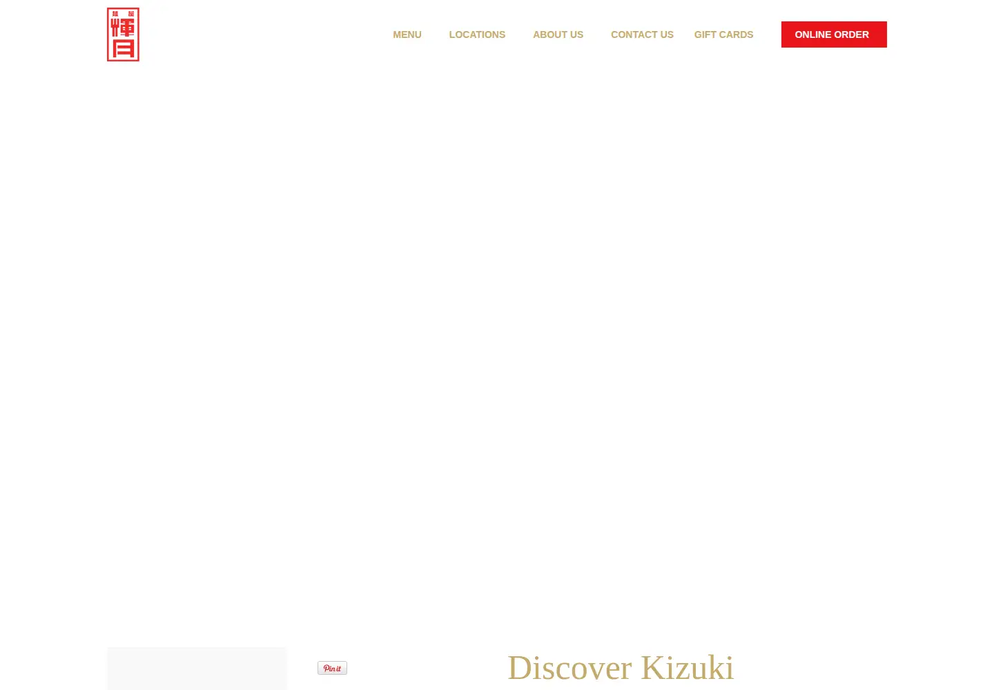 Captured homepage of kizuki.com in the current scan