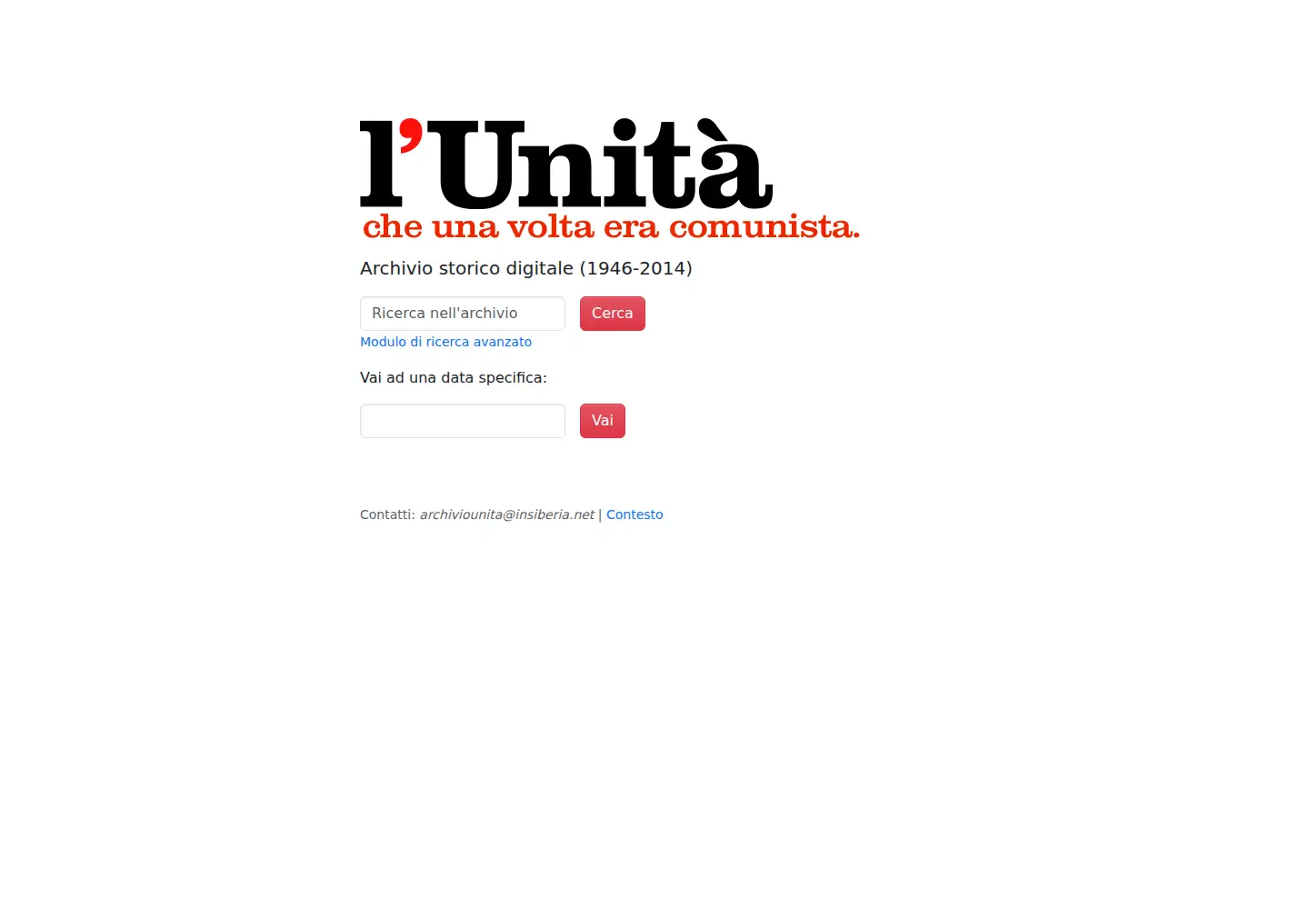 Screenshot of unita.news