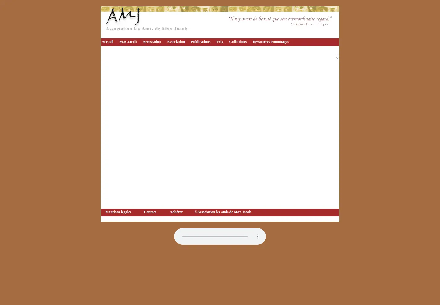 Screenshot of max-jacob.com