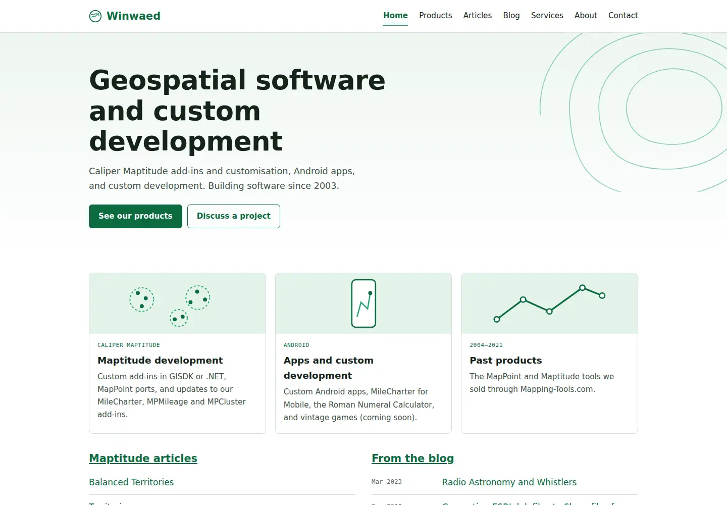 Captured homepage of winwaed.com in the current scan