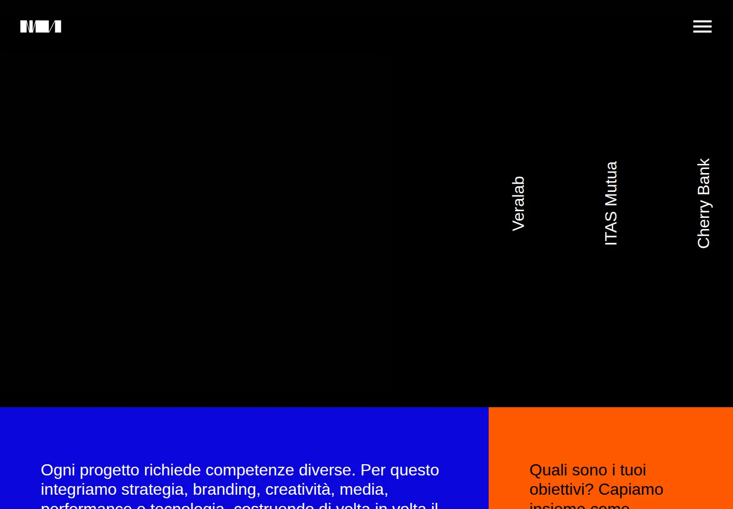 Captured homepage of marketingarena.it in the current scan