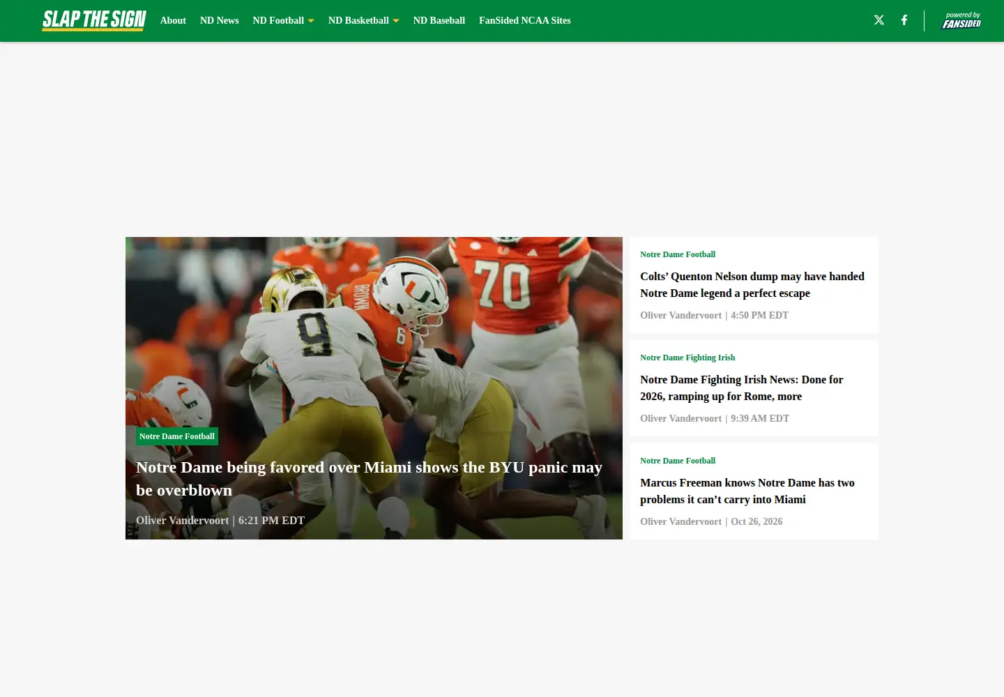 Captured homepage of slapthesign.com in the current scan