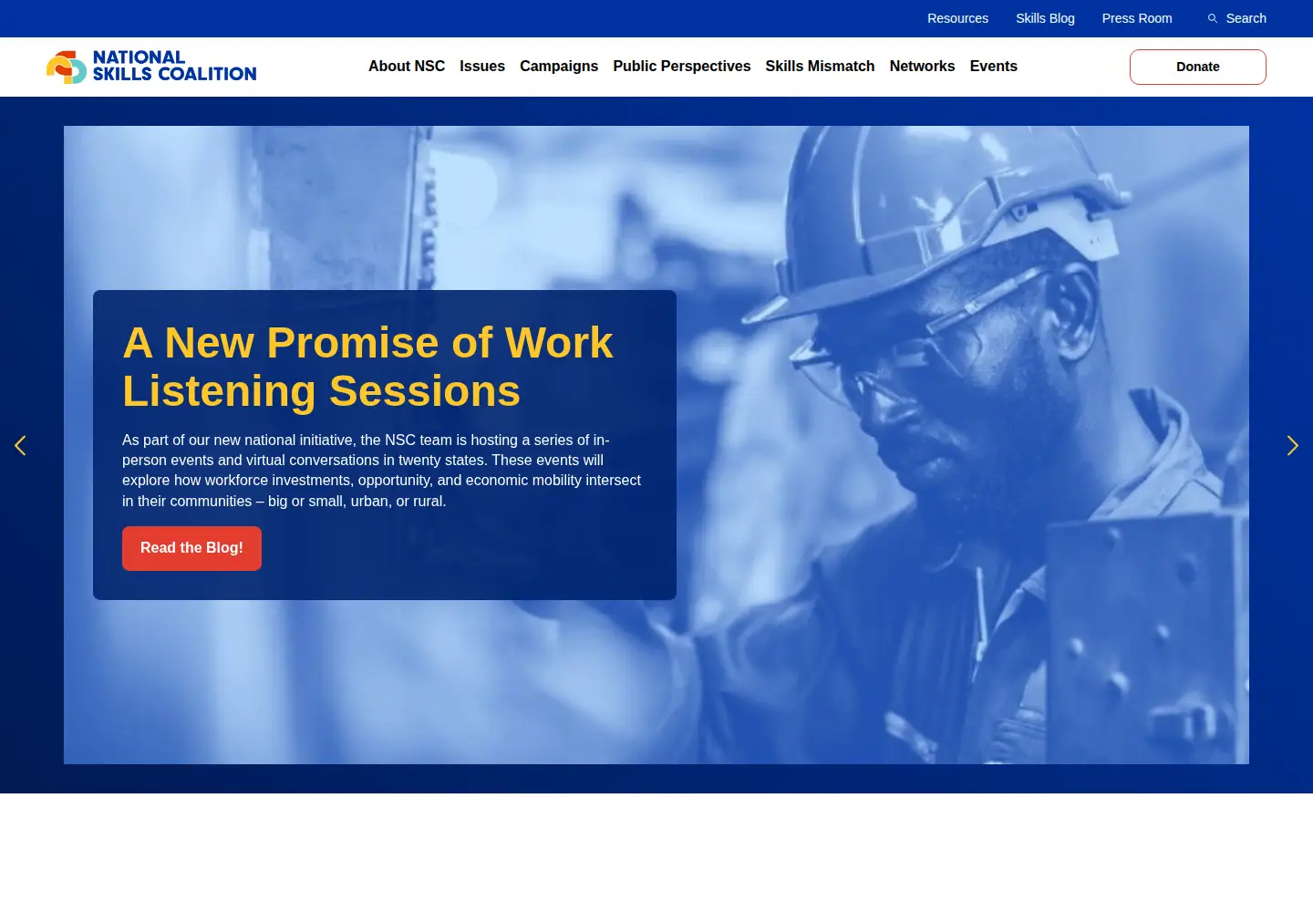 Screenshot of nationalskillscoalition.org
