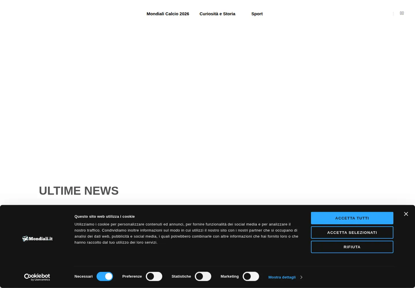 Screenshot of mondiali.it