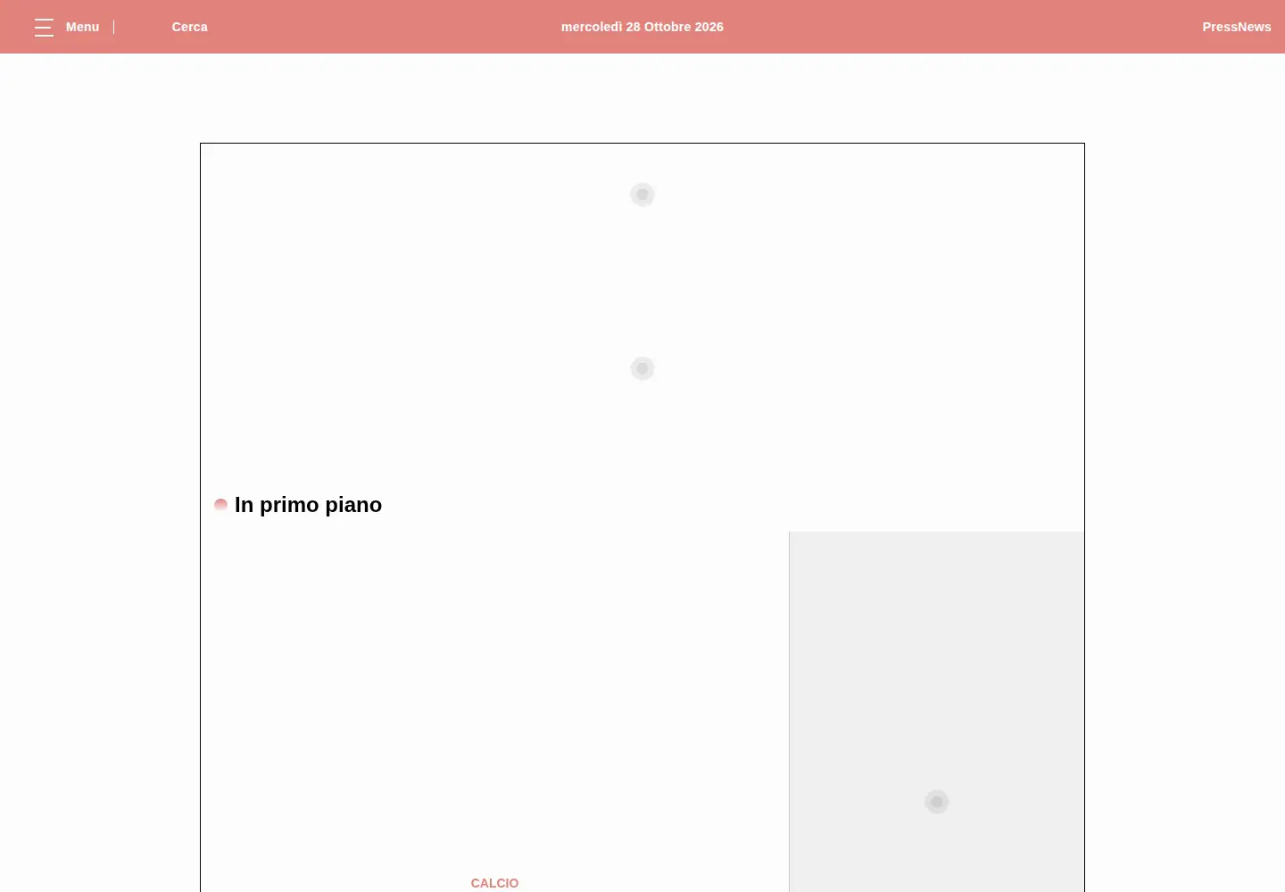 Screenshot of romagnanotizie.net