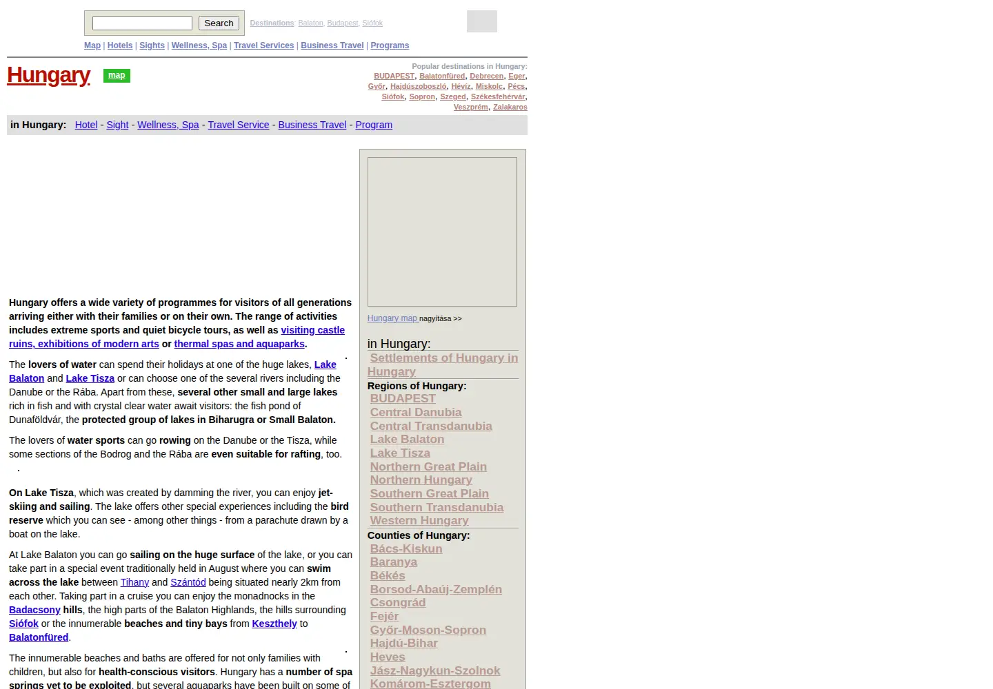 Screenshot of 1hungary.com