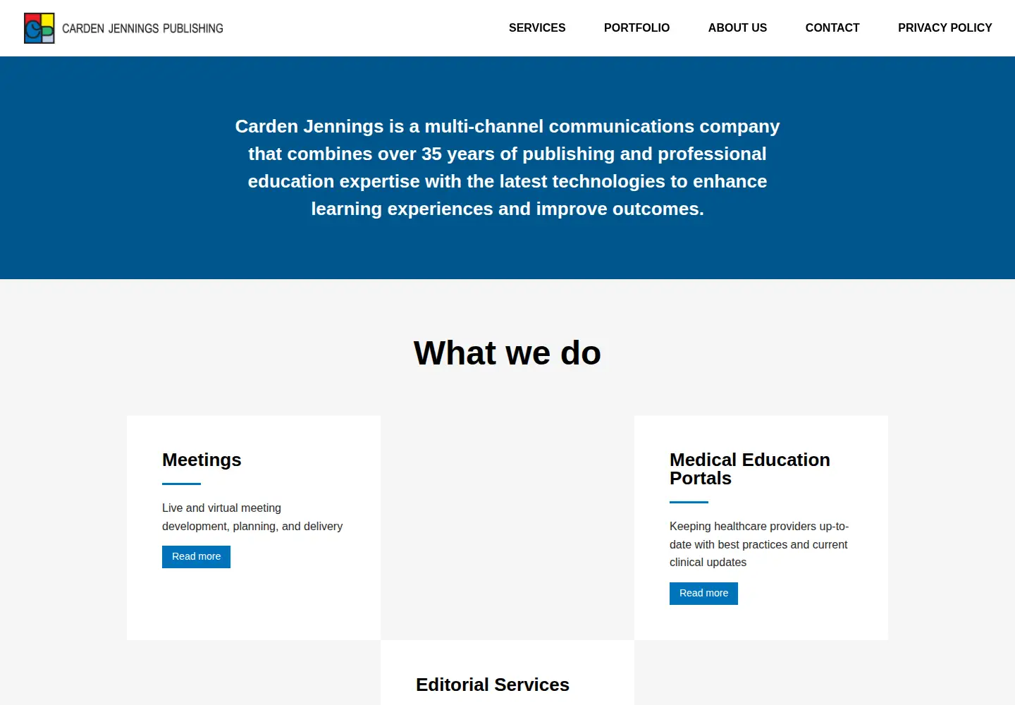 Screenshot of cjp.com