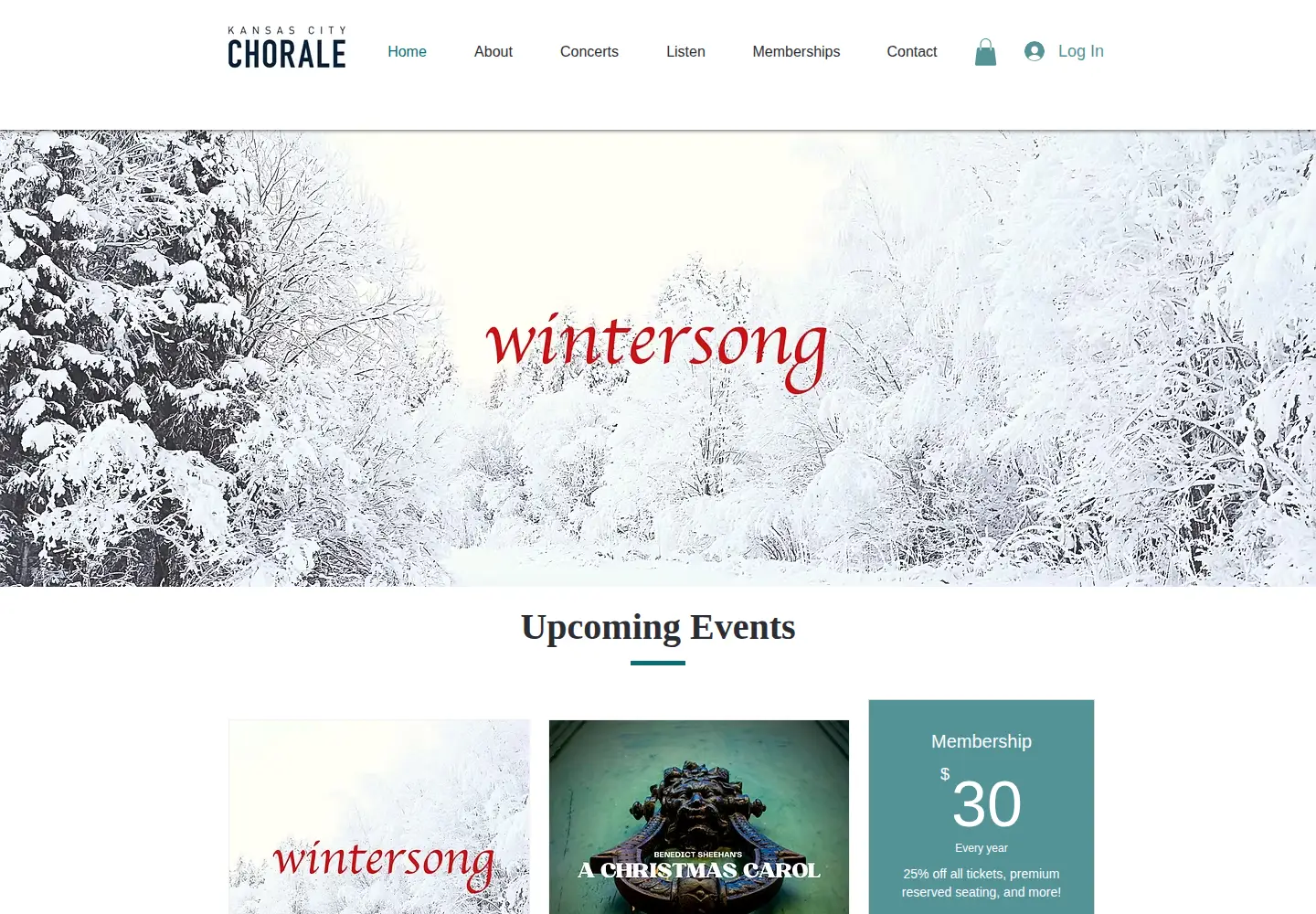 Screenshot of kcchorale.org