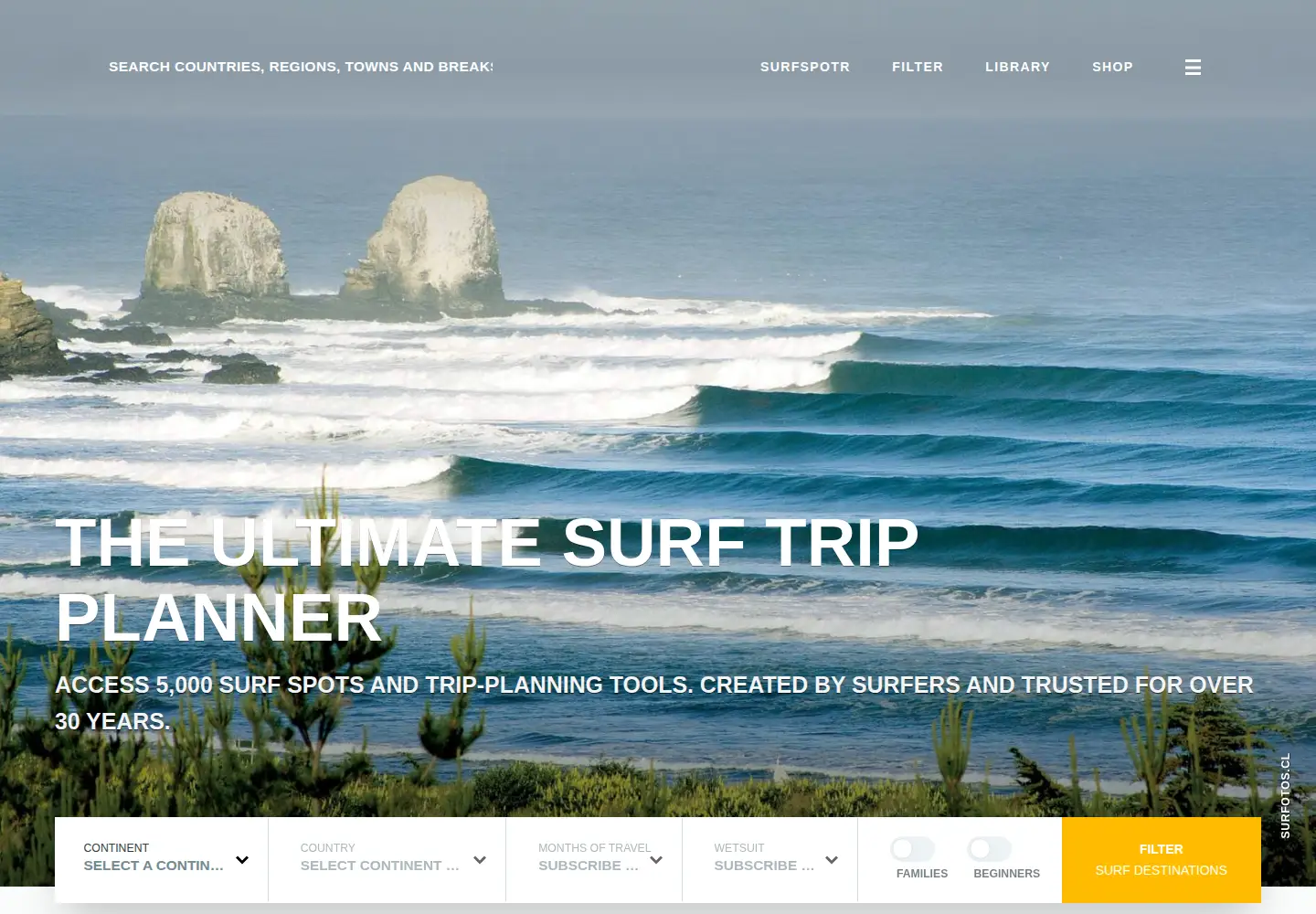 Screenshot of lowpressure.co.uk