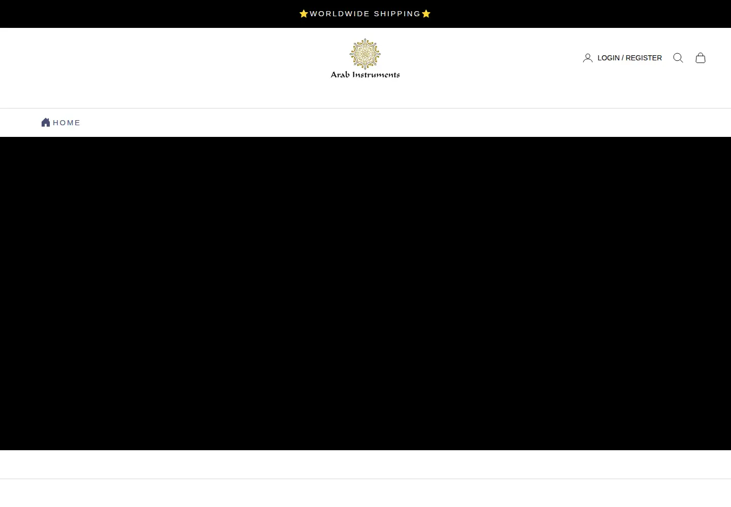Screenshot of arabinstruments.com