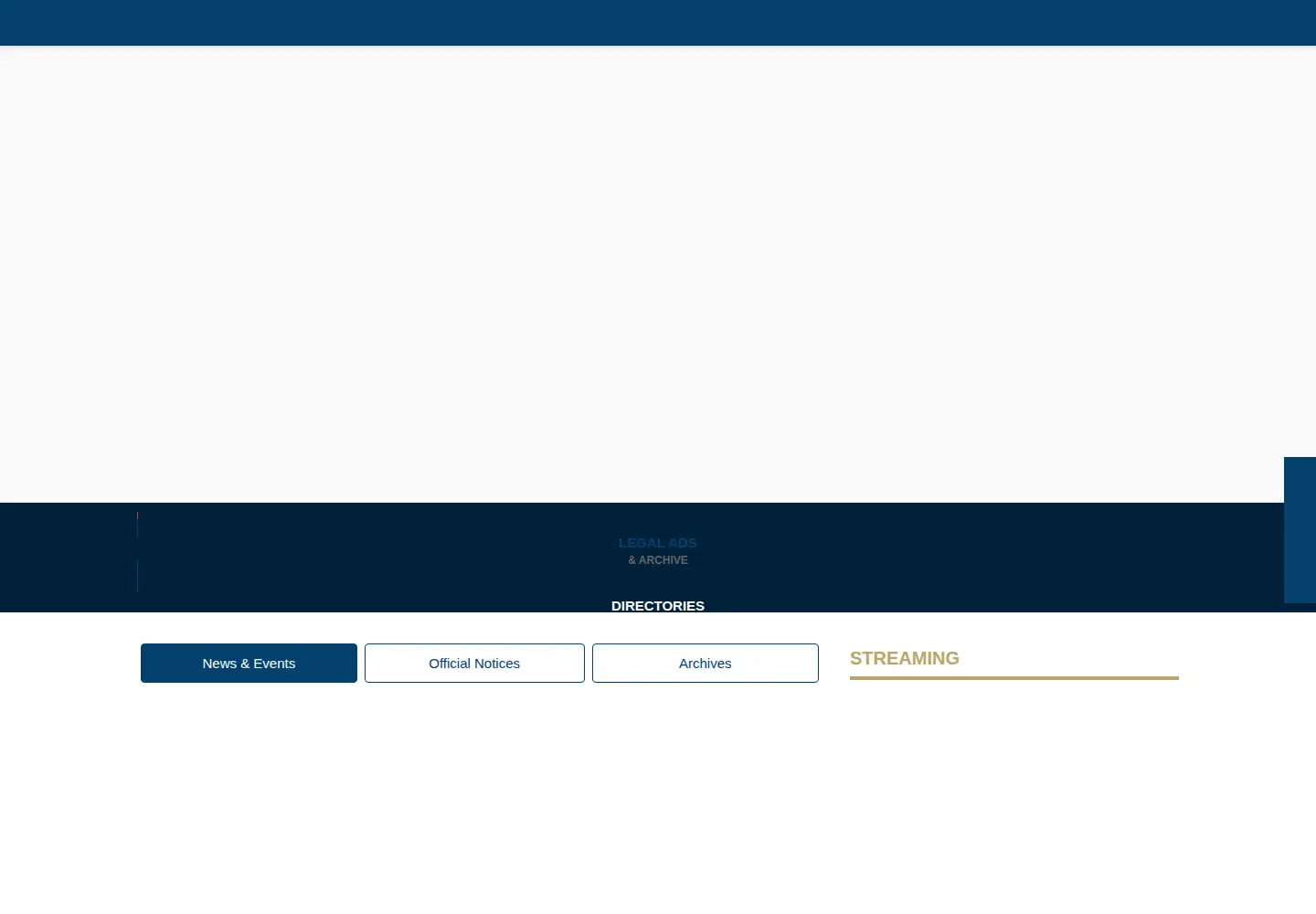 Captured homepage of riverdalenj.gov in the current scan