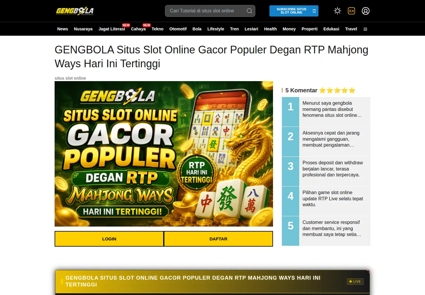 Screenshot of oldschoolreviews.com