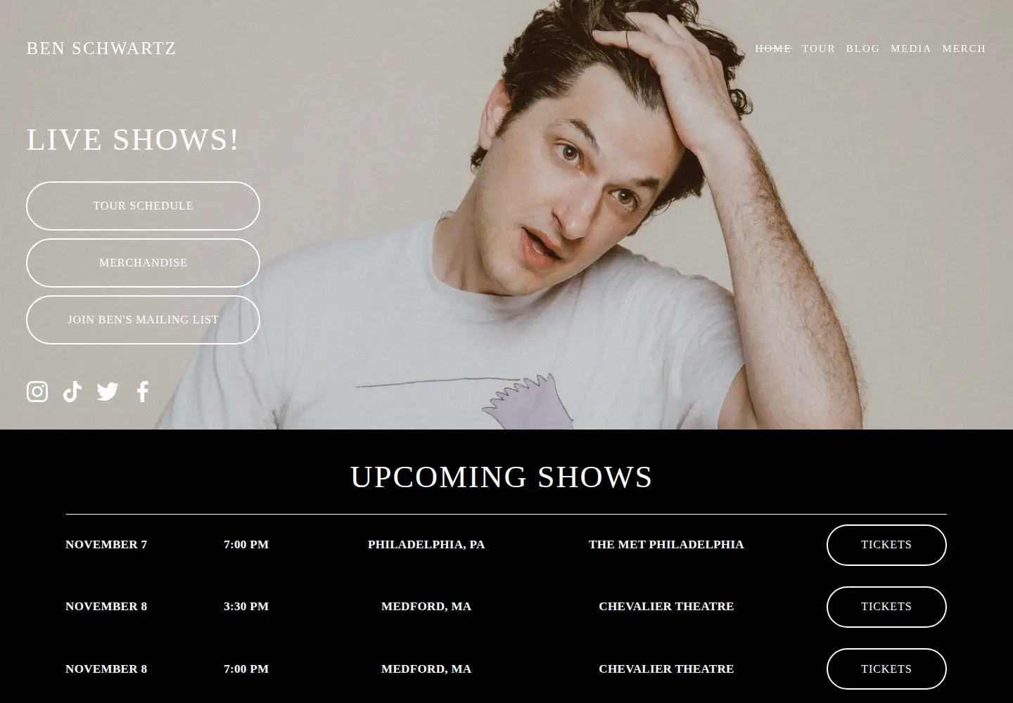 Screenshot of rejectedjokes.com