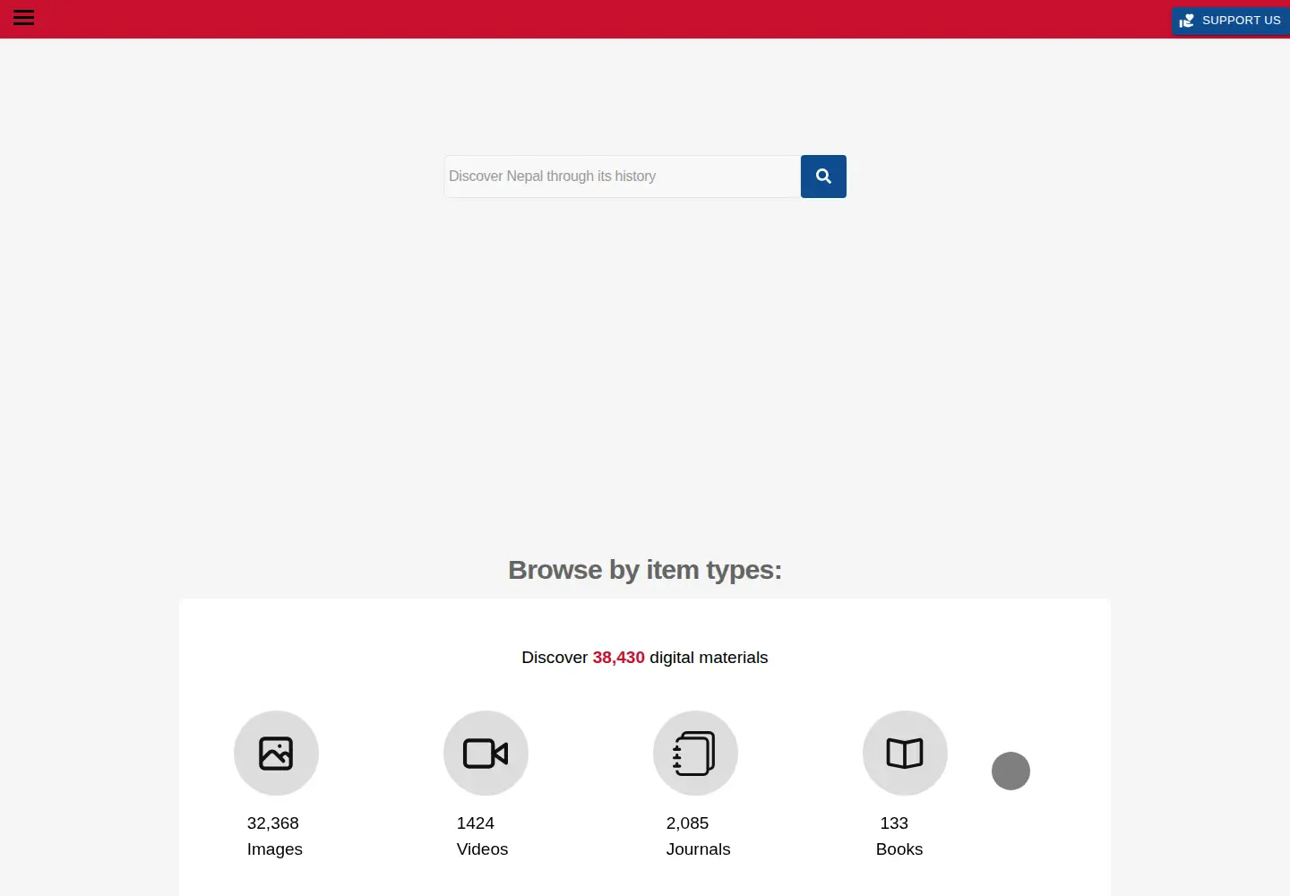 Screenshot of archivenepal.org