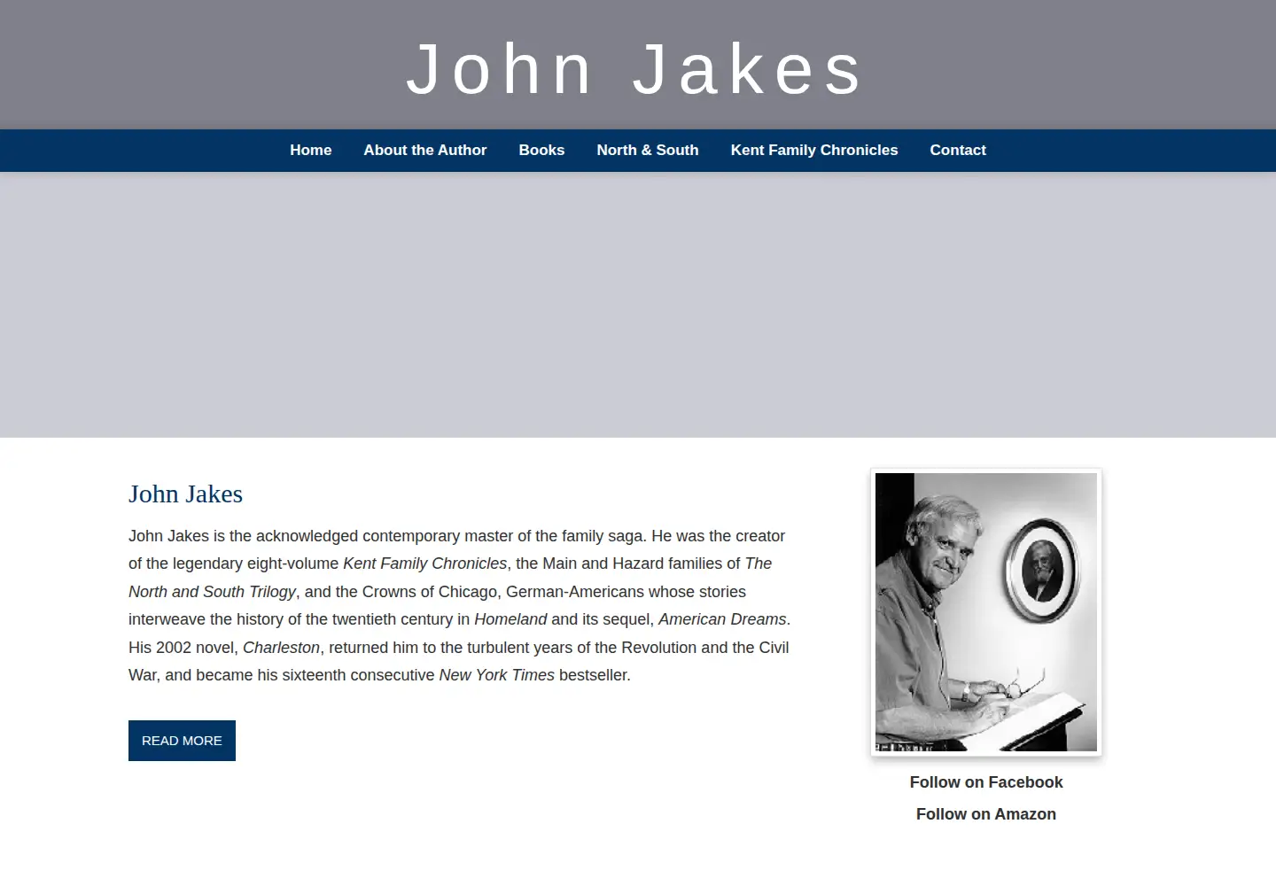 Screenshot of johnjakes.com
