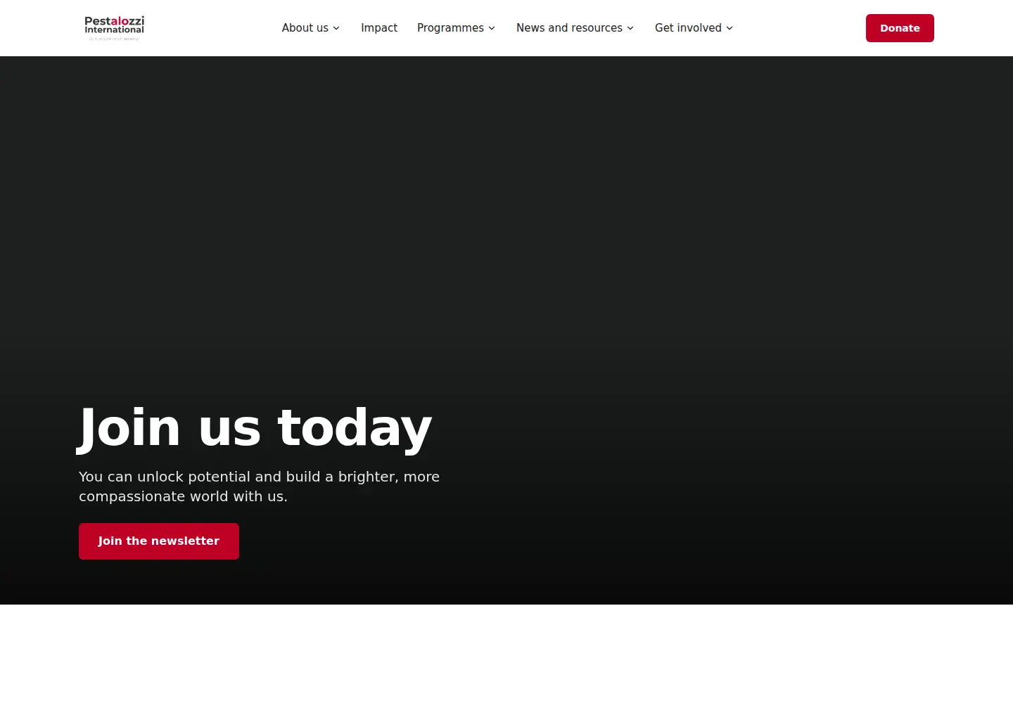Screenshot of pestalozziworld.com