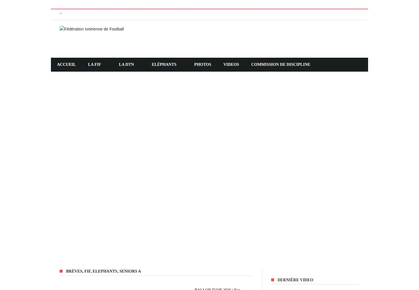 Screenshot of fif-ci.com