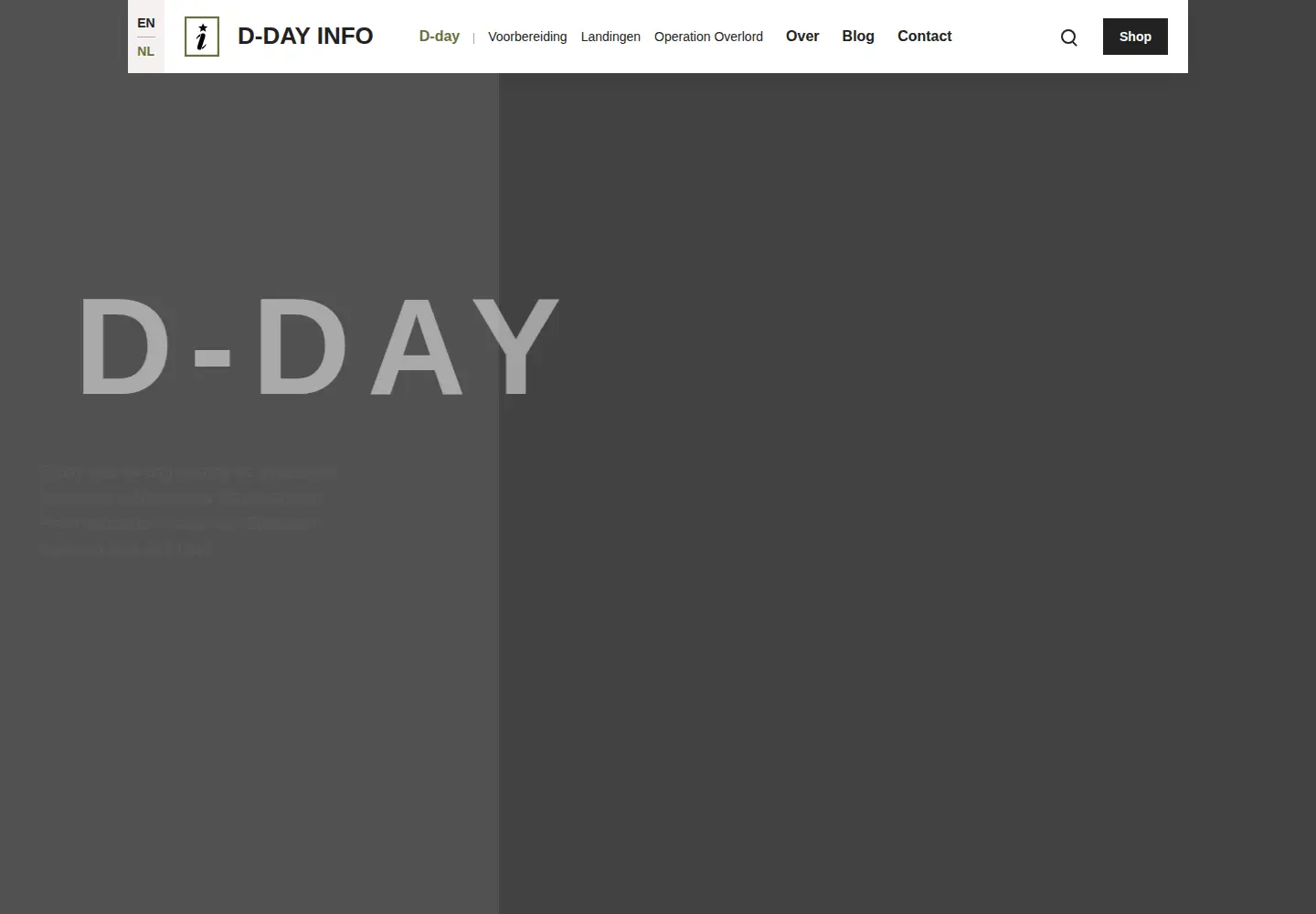 Screenshot of d-dayinfo.org