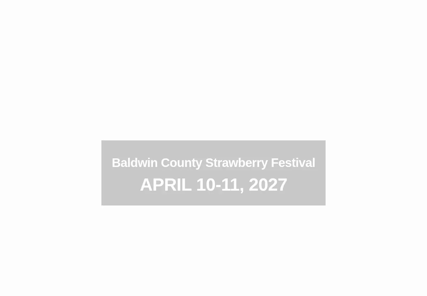 Screenshot of baldwincountystrawberryfestival.org