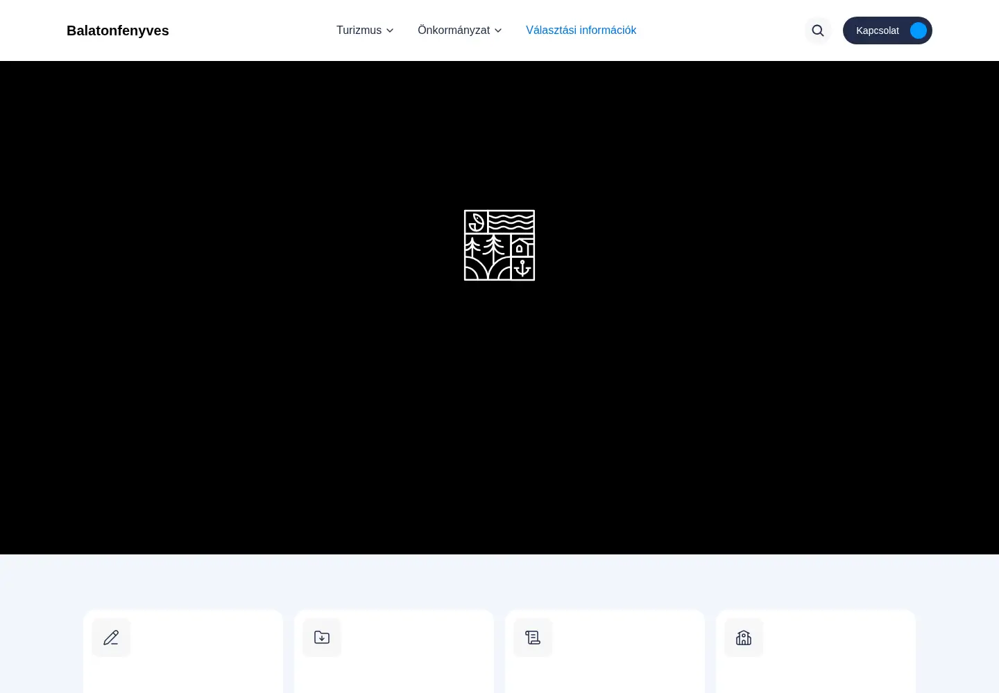 Screenshot of balatonfenyves.hu
