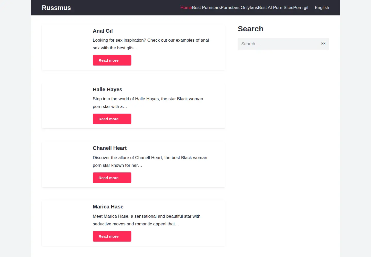 Screenshot of russmus.net