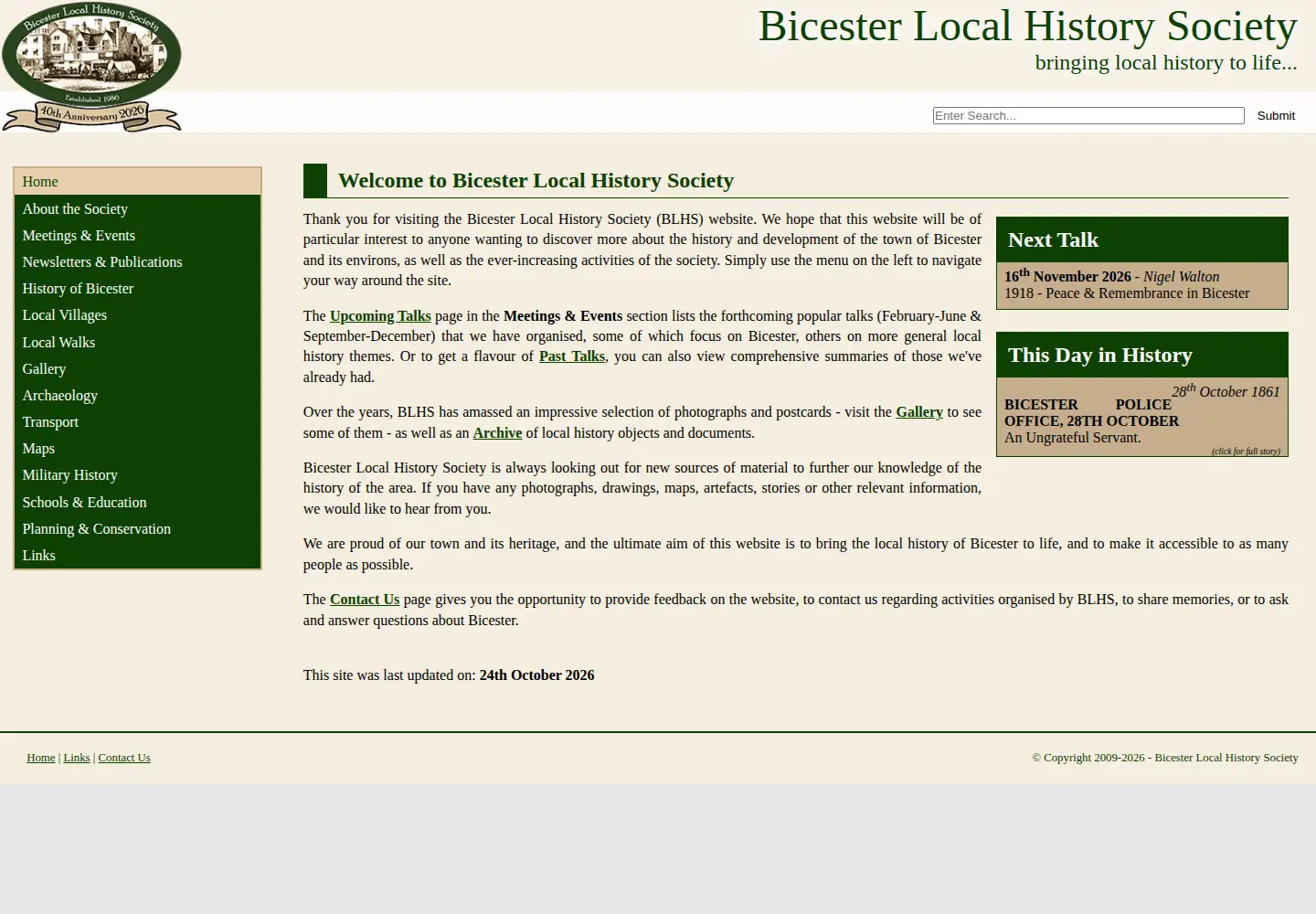 Screenshot of blhs.org.uk