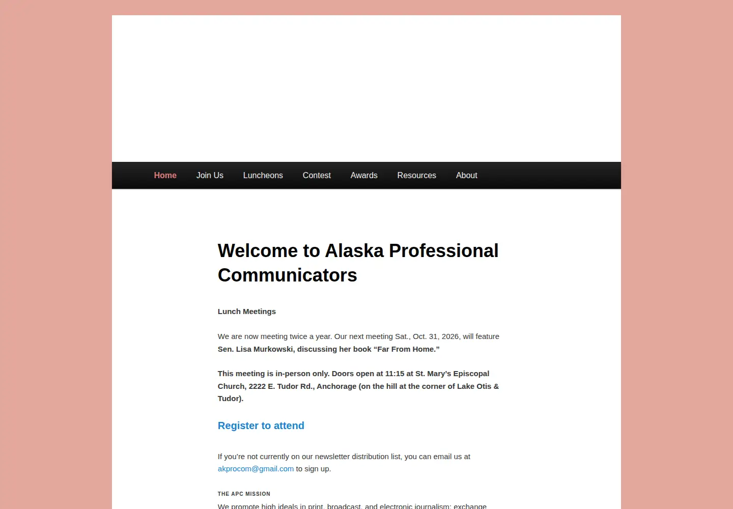 Screenshot of akprocom.org