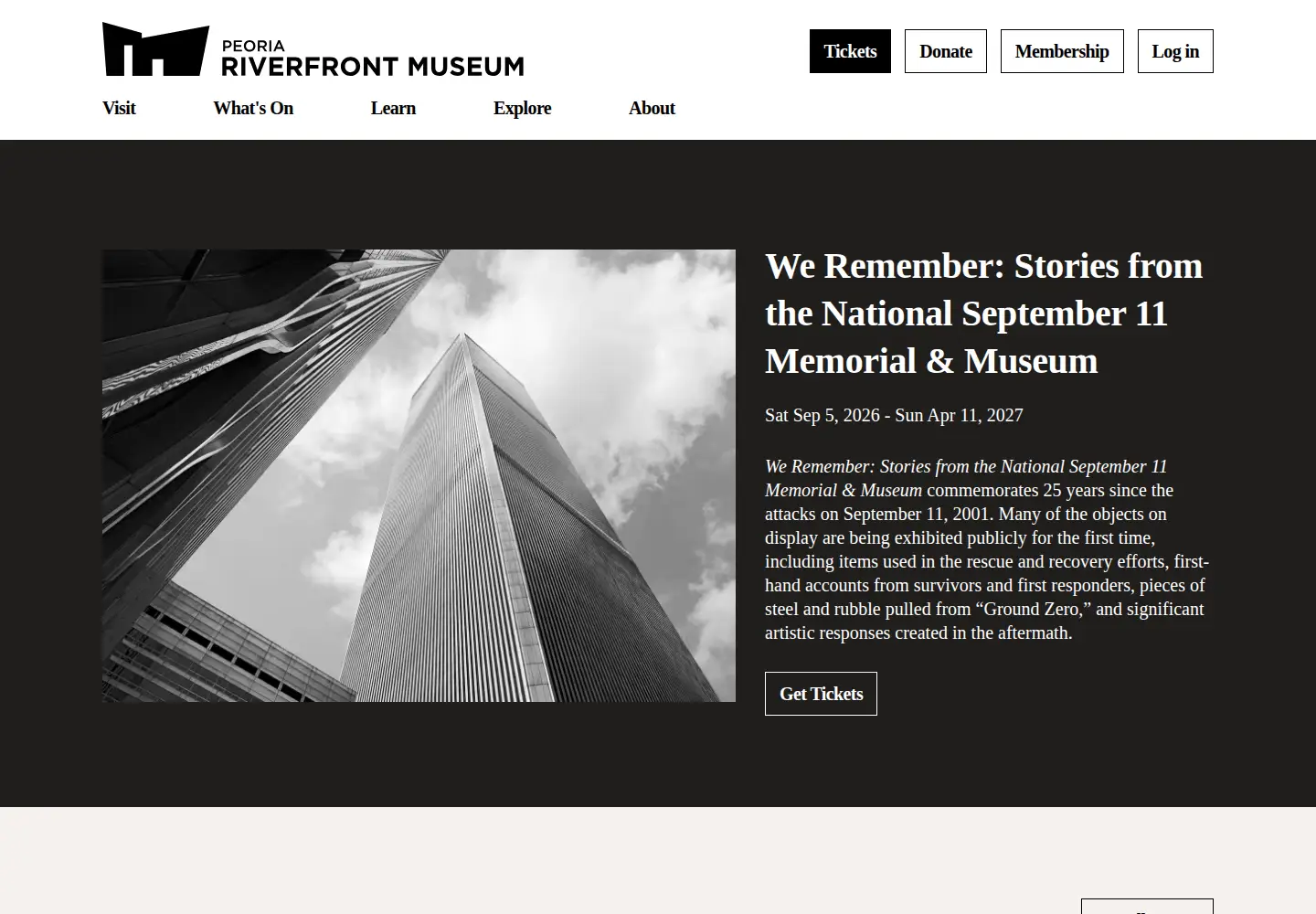 Screenshot of lakeview-museum.org