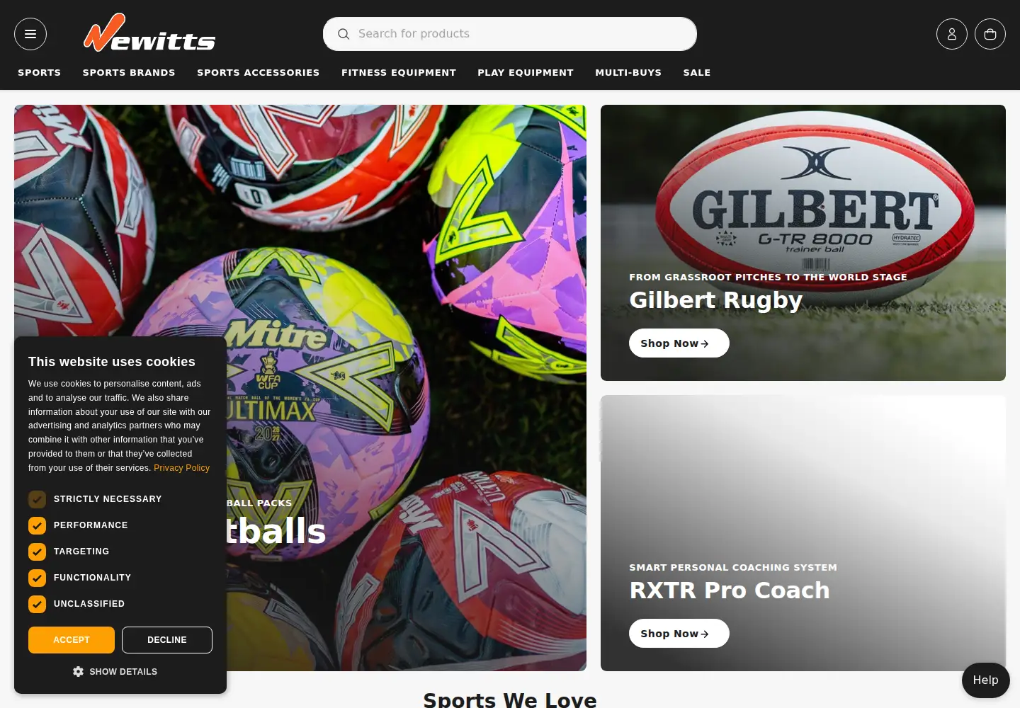 Screenshot of newitts.com