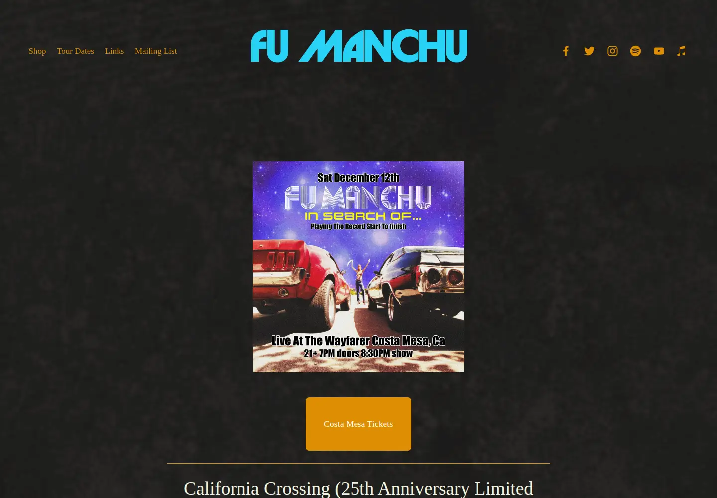 Screenshot of fu-manchu.com