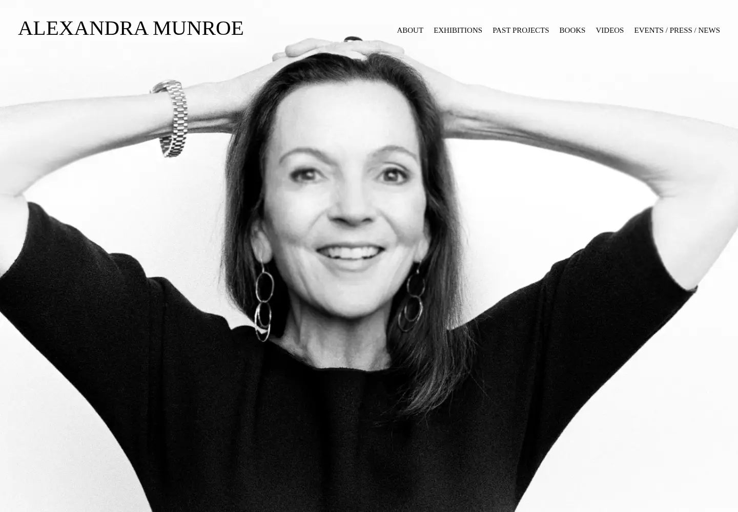 Screenshot of alexandramunroe.com