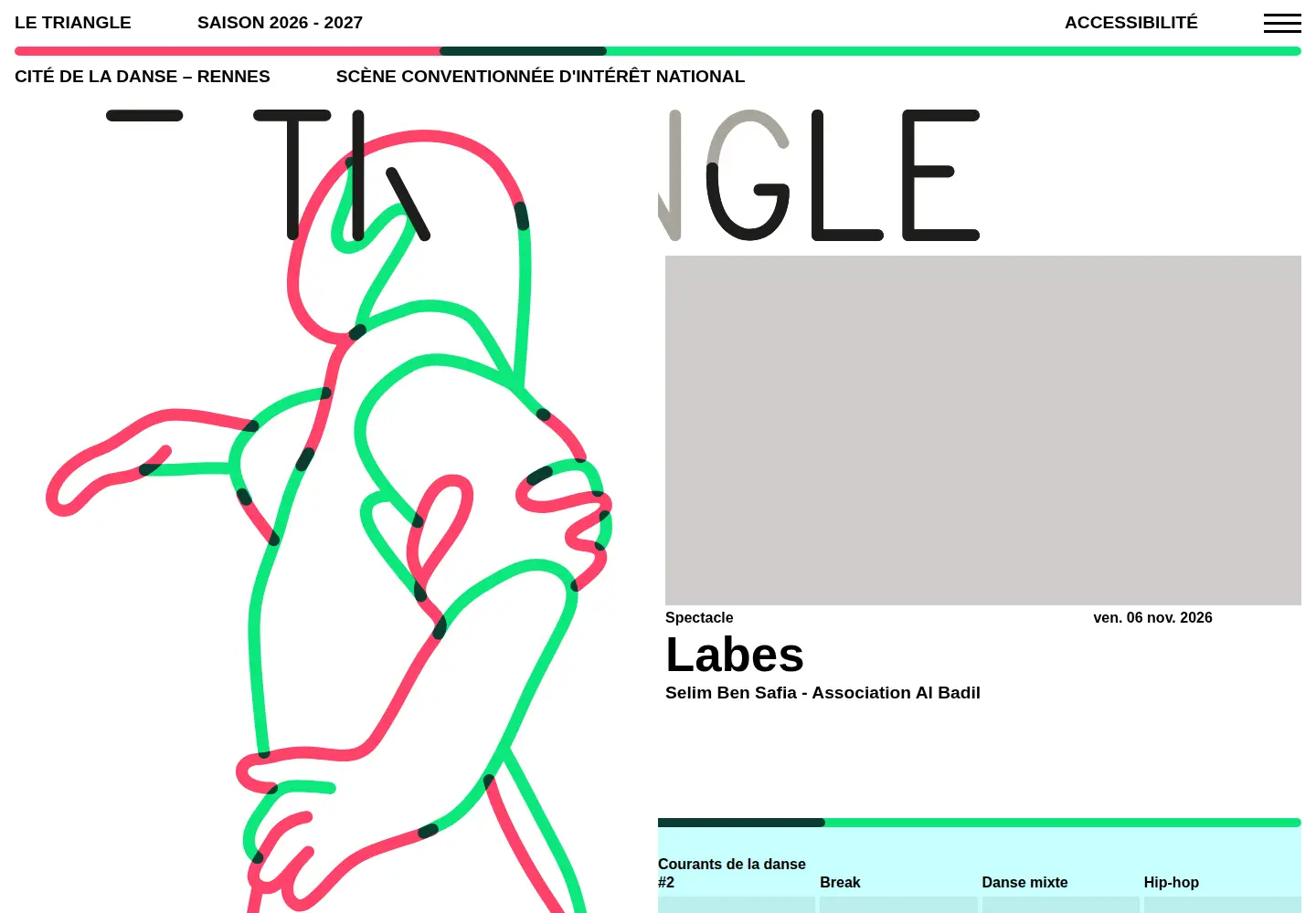 Screenshot of letriangle.org