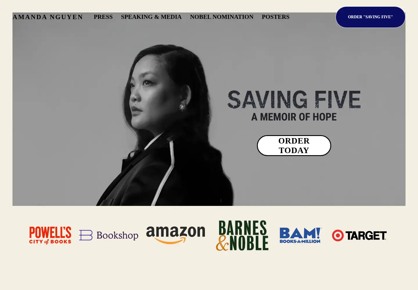 Screenshot of amanda.website