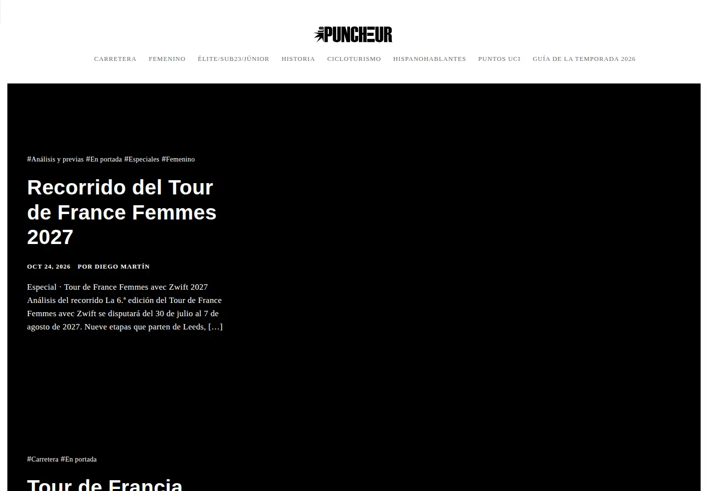 Captured homepage of lepuncheur.com in the current scan
