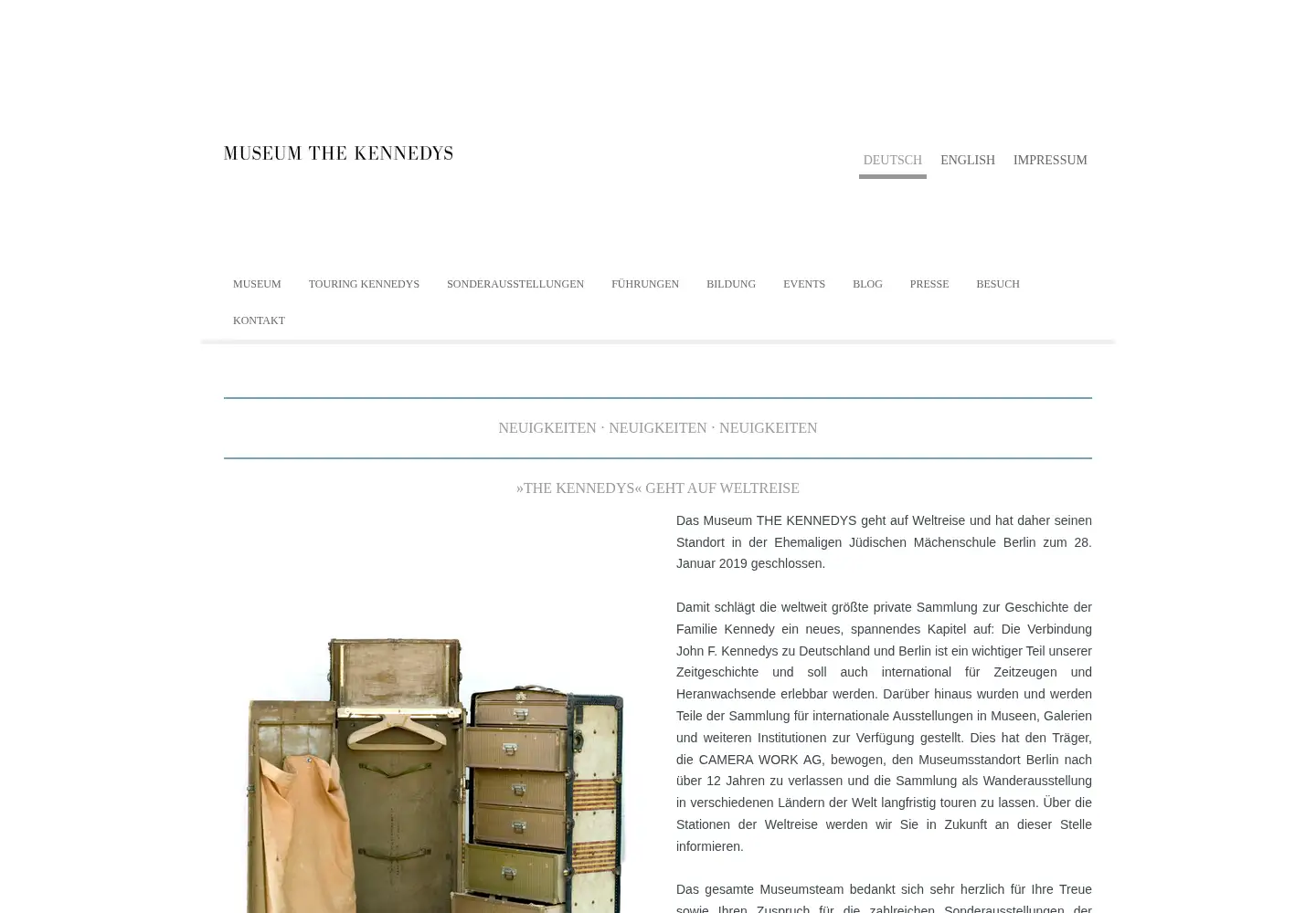Screenshot of thekennedys.de
