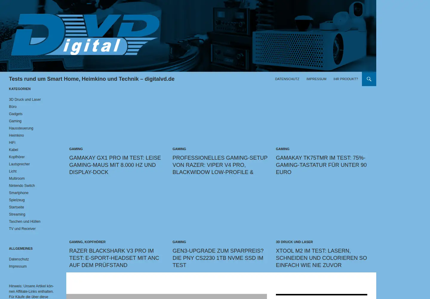 Screenshot of digitalvd.de