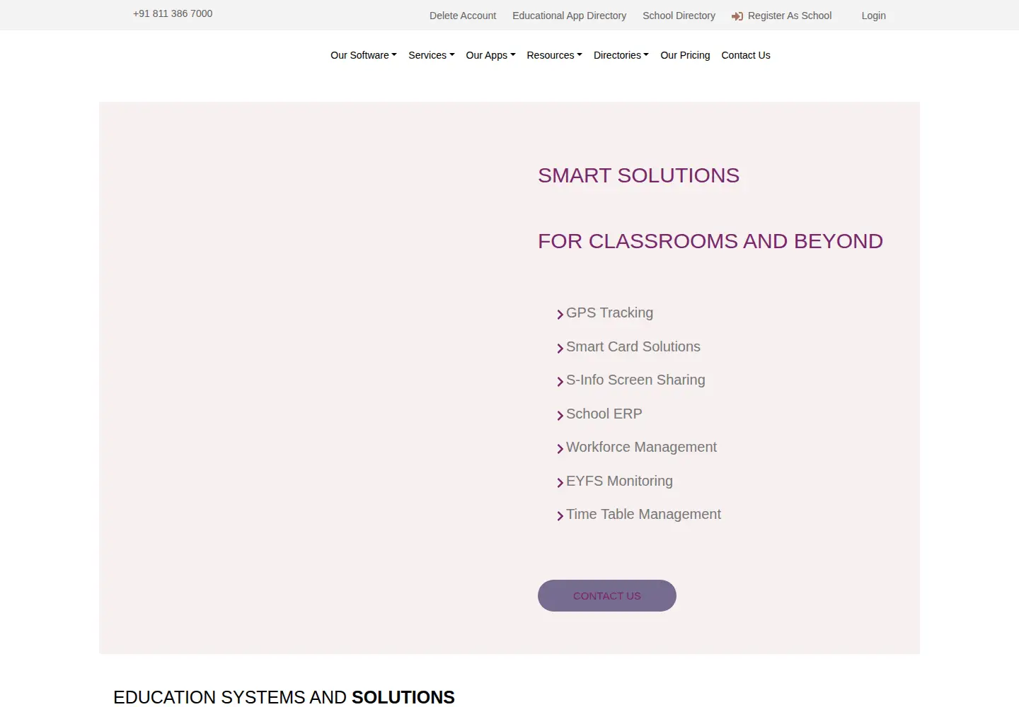 Screenshot of edsys.in