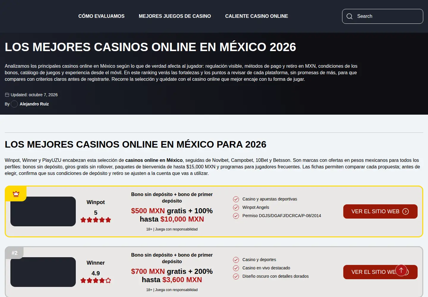 Screenshot of siame.mx