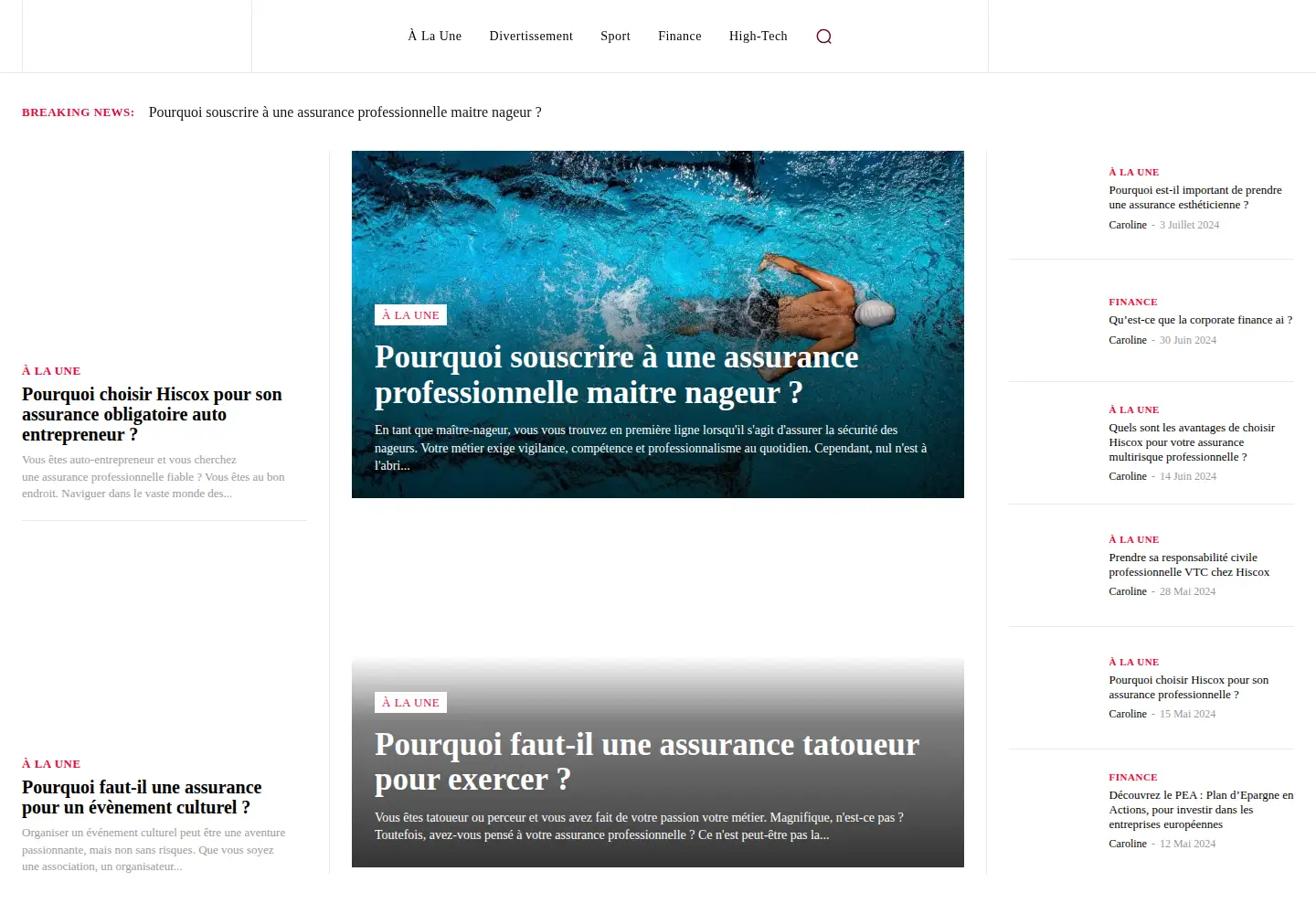 Screenshot of actualite-news.com