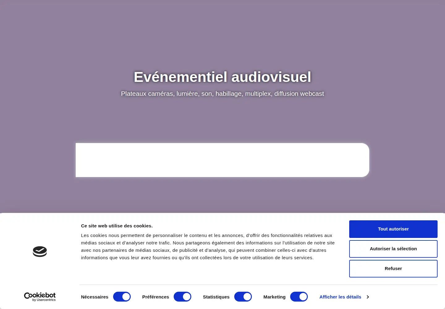 Screenshot of vo-live.fr