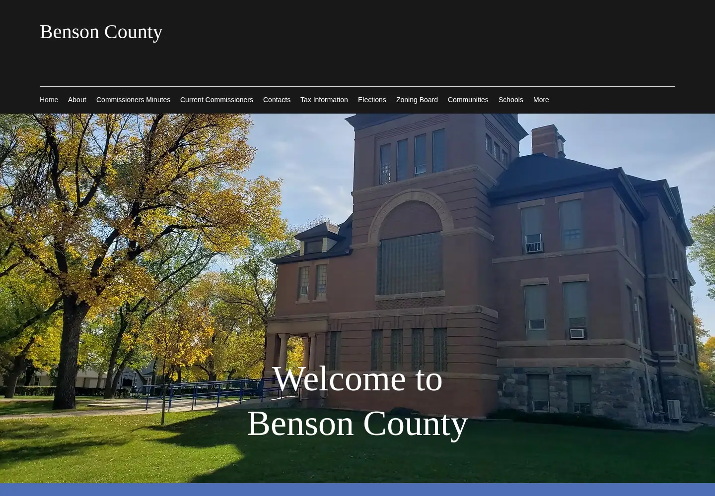 Screenshot of bensoncountynd.com