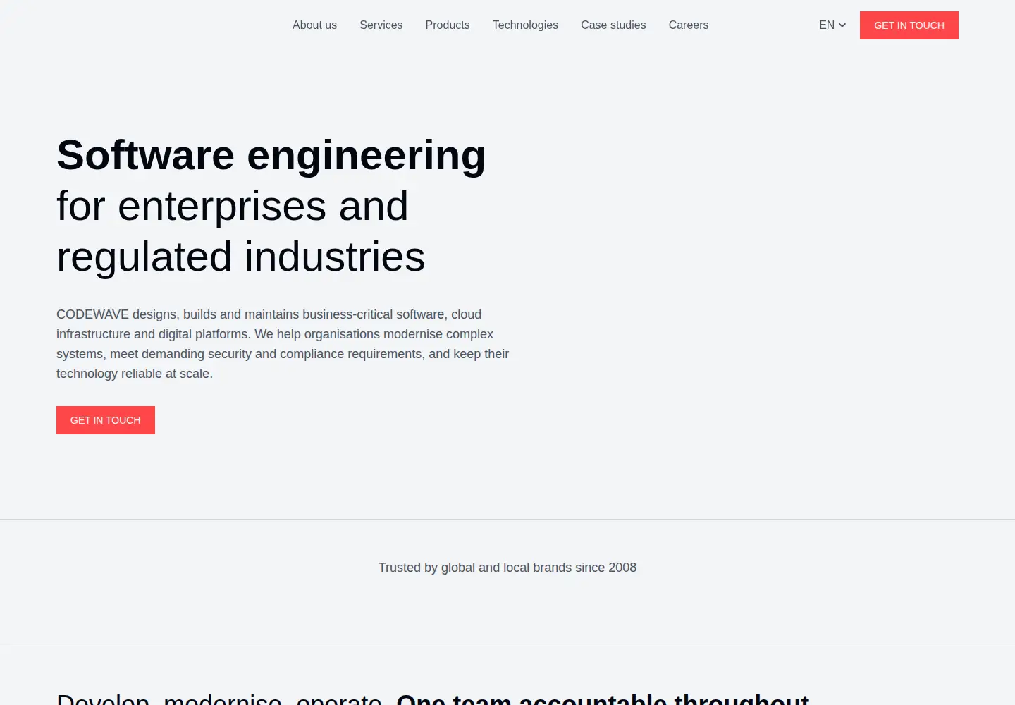 Screenshot of codewave.eu