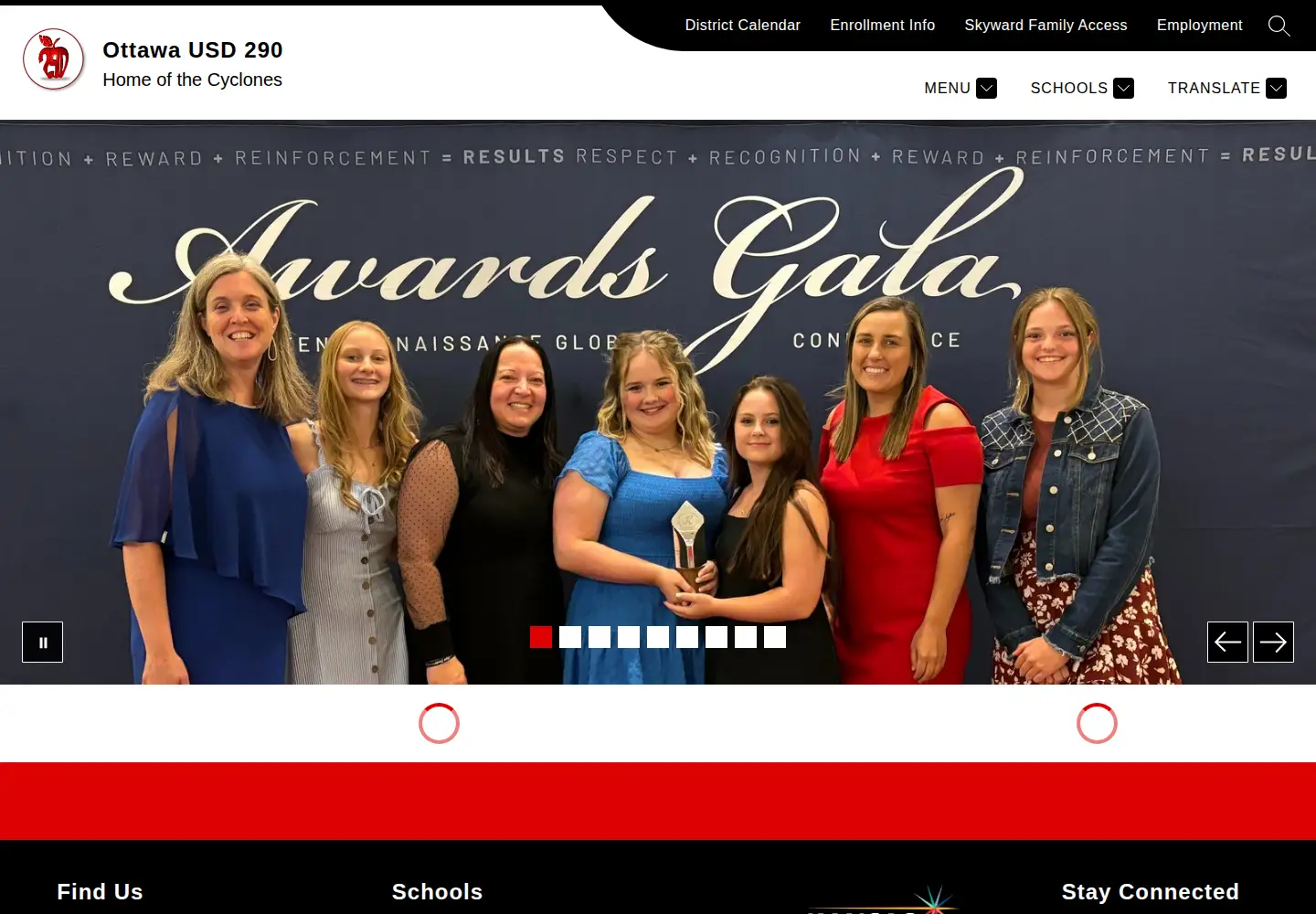 Screenshot of usd290.org